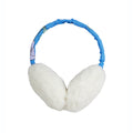 Cache-oreilles en fausse fourrure à imprimé floral blanc cassé avec bandeau doux pour enfants Hiver