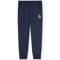 Joggers classiques en coton bleu marine pour enfants, coupe confortable à porter au quotidien